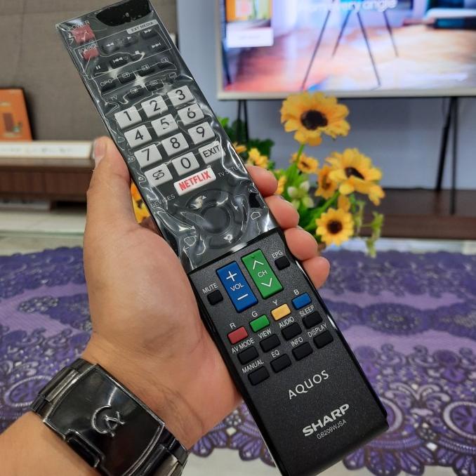 Remote sharp led Netflix original GB209WJSA