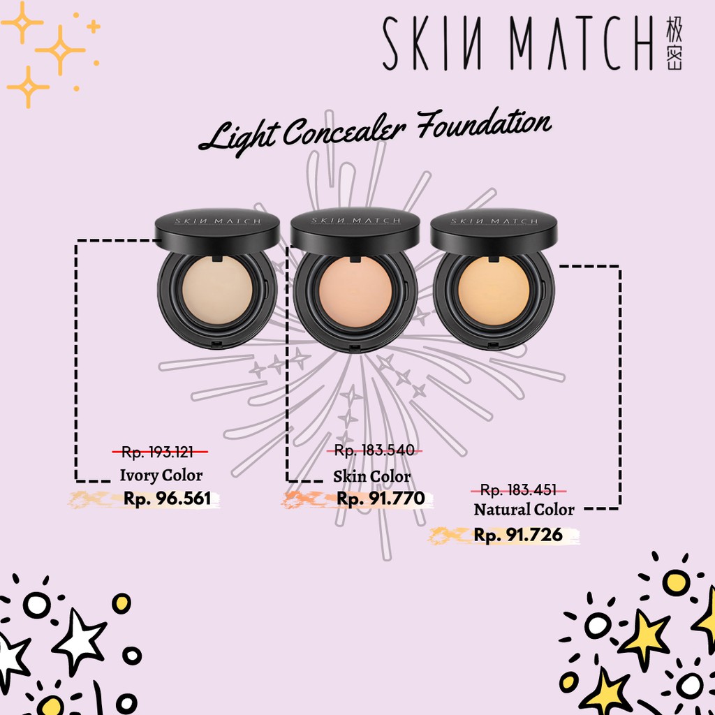 SKIN MATCH Light Concealer Foundation Cushion 16g