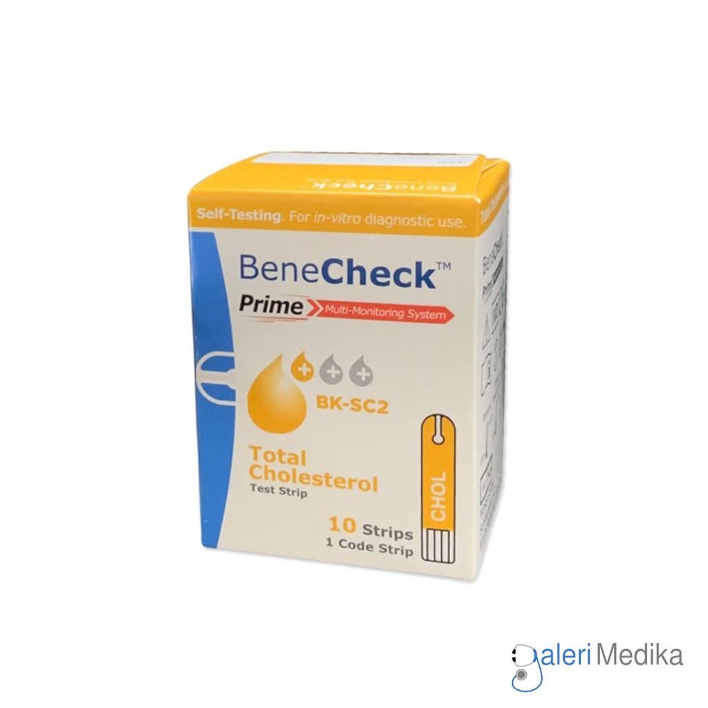 Benecheck Prime Strip Cholesterol / Benecheck Prime Strip Kolesterol / Benecheck Prime Cholesterol Test Strips