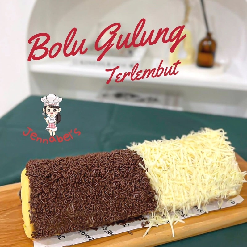 

Rollcake - bolu gulung - kue jadul - bolu jadul - cemilan manis - kue ulang tahun - cemilan enak