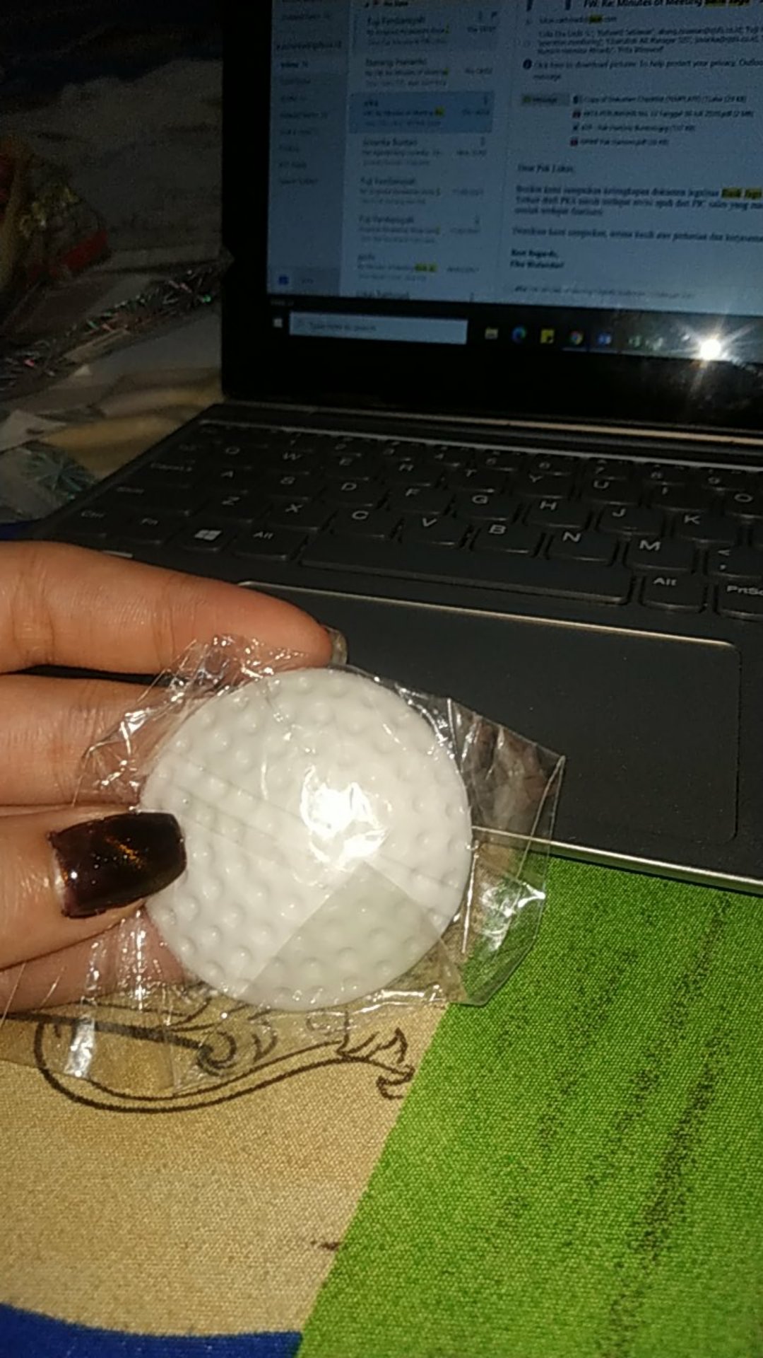 Pengaman Gagang Pintu Silikon Bulat Benturan Engsel Tembok Dinding