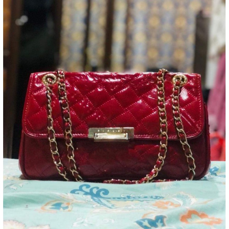 tas sisley sling warna merah