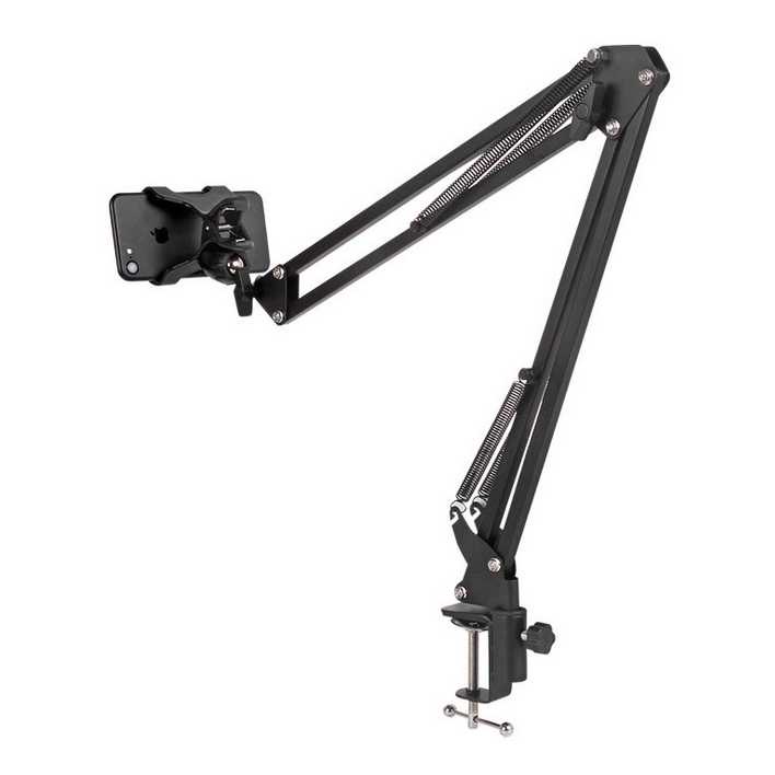 HOLDER SMARTPHONE MODEL BOOM ARM TABLE LAZYPOD STAND ALAT PENYANGGA PENOPANG MENOPANG KAMERA CAMERA 