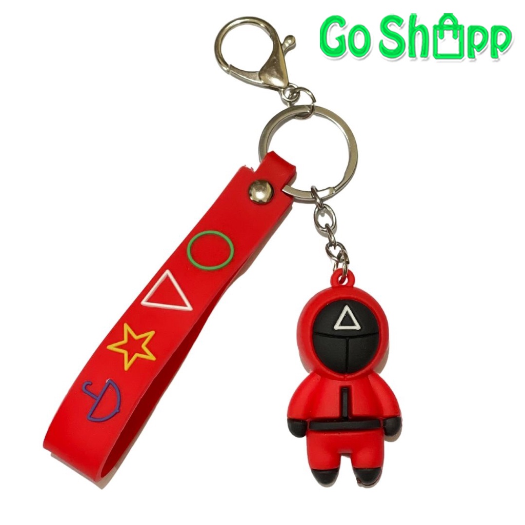 Gantungan Kunci Lucu Karakter Squid Game - Gantungan Tas Lucu Import - Gantungan Kunci Import Terbaru Bahan Karet - Gantungan SquidGame - Keychain Squid Game - Keychain Lucu Import [GT01]