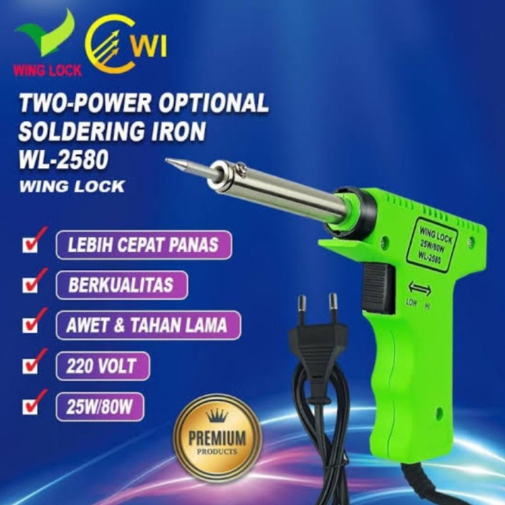 COSCO Solder Gun Pistol Electric 20w - 130w Panass Sampai 360'