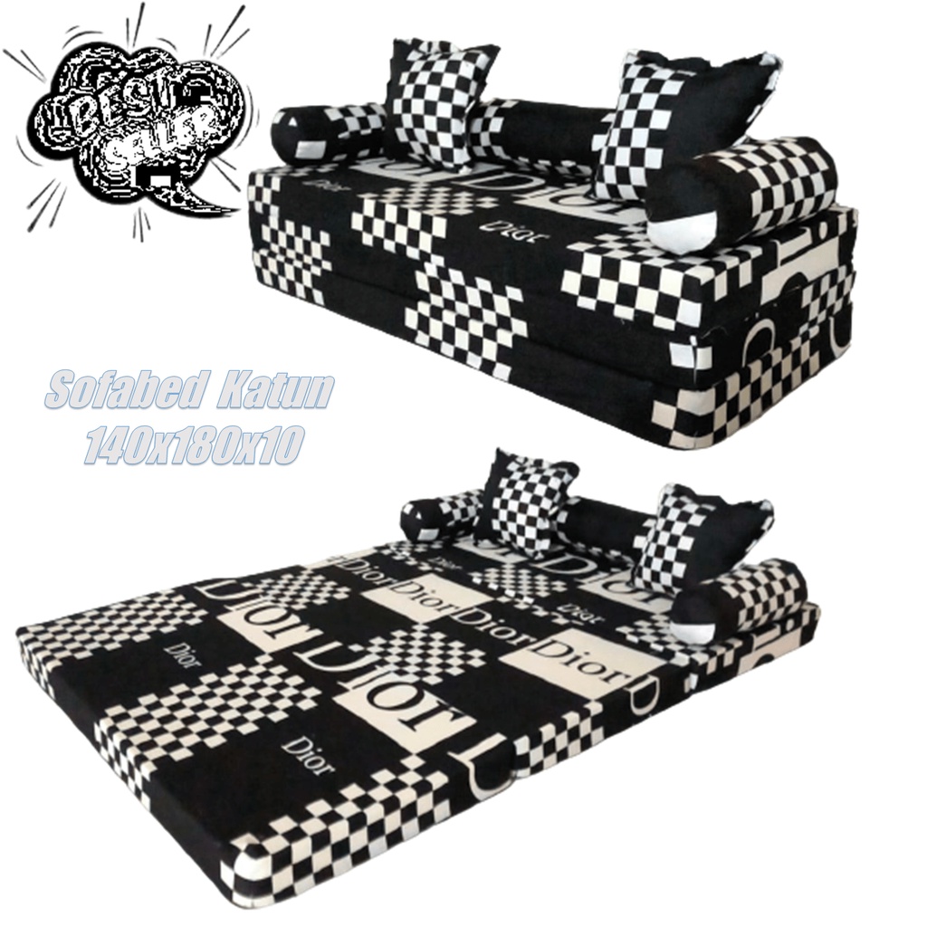 [TERLENGKAP] Sofa Bed Karakter Kasur Lipat Minimalis Furniture Kursi Ruang Tamu Sofa Busa Tebal Denc