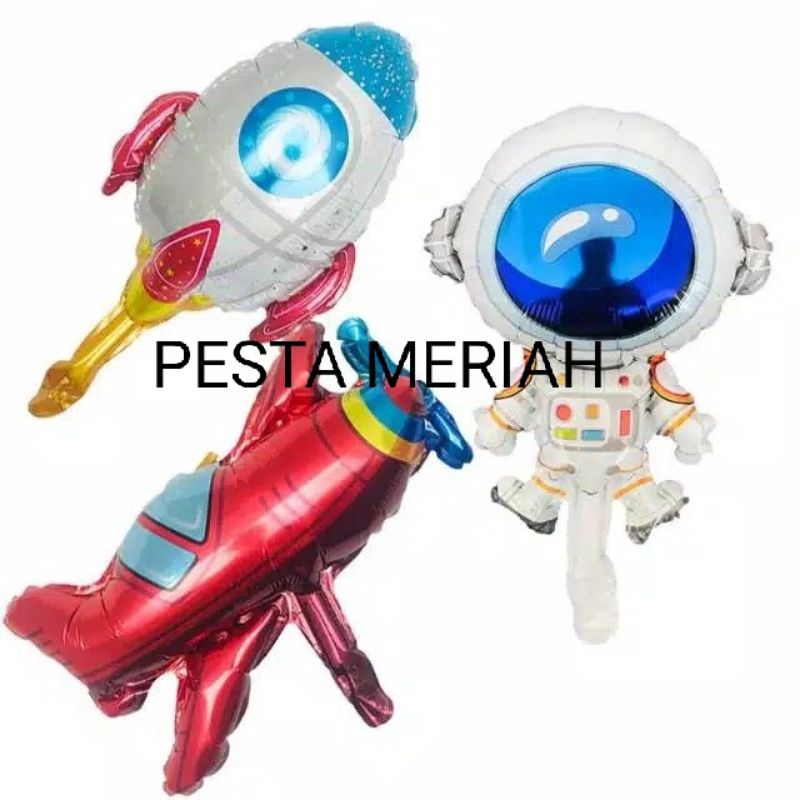BALON FOIL RUANG ANGKASA / BALON FOIL ASTRONOT / BALON FOIL PESAWAT/BALON FOIL ROKET/BALON FOIL UFO