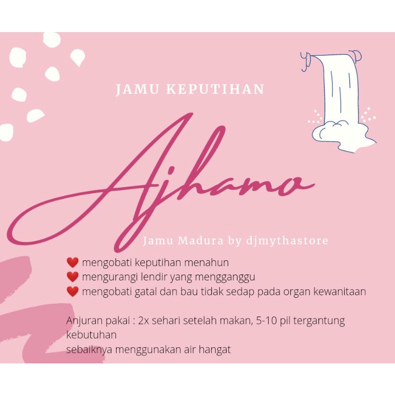 JAMU KEPUTIHAN - JAMU MADURA ASLI