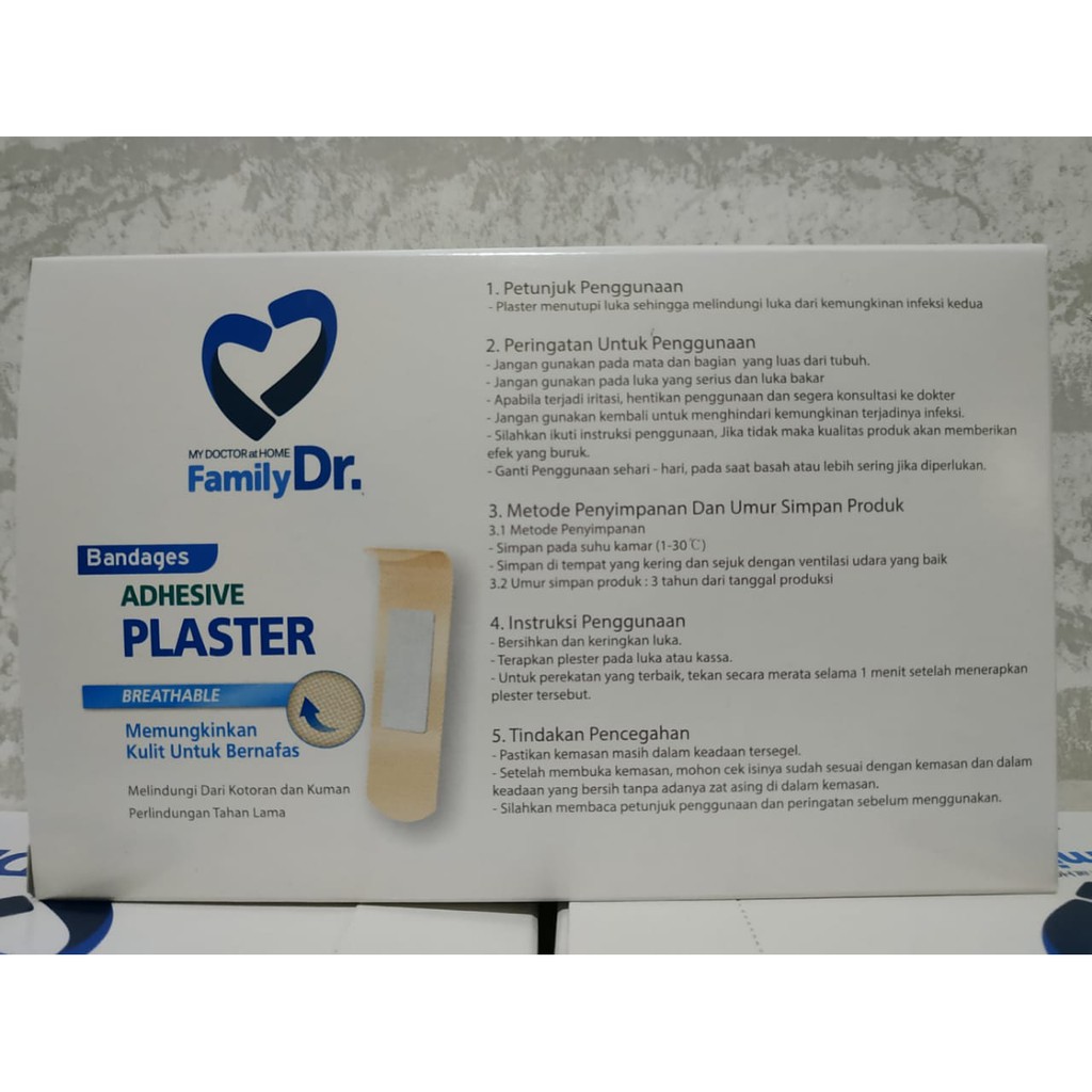 PLASTER LUKA / BOX PLESTER LUKA FAMILY DR / PLASTER LUKA TRANSPARAN BOX