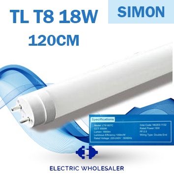 LAMPU TL T8 18W SIMON 120CM