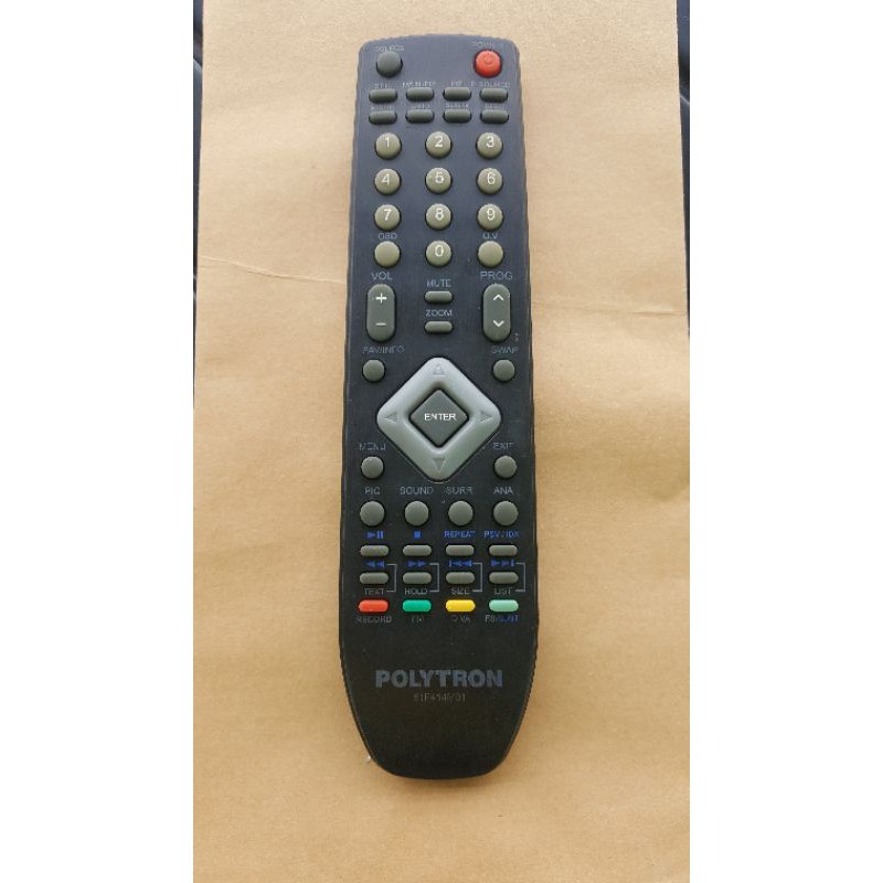 REMOT REMOTE TV LCD LED POLYTRON 81F414M01 ORIGINAL