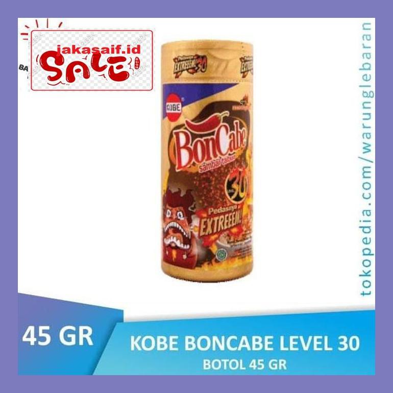 

504Sbu Btl Boncabe Sambal Tabur Kobe | Level 30 Original Botol Bon Cabe Bud0Mb