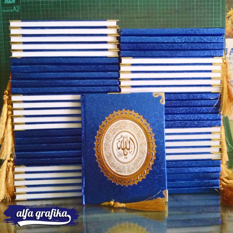 

yasin hard cover MQ plus siku plus rumbay plus kiblat komplit isi 144 halaman