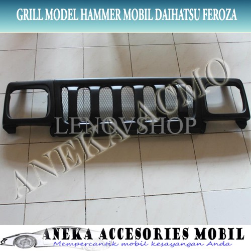 PROMO Grill / Grille Model Hammer Variasi Fiber Mobil Daihatsu Feroza