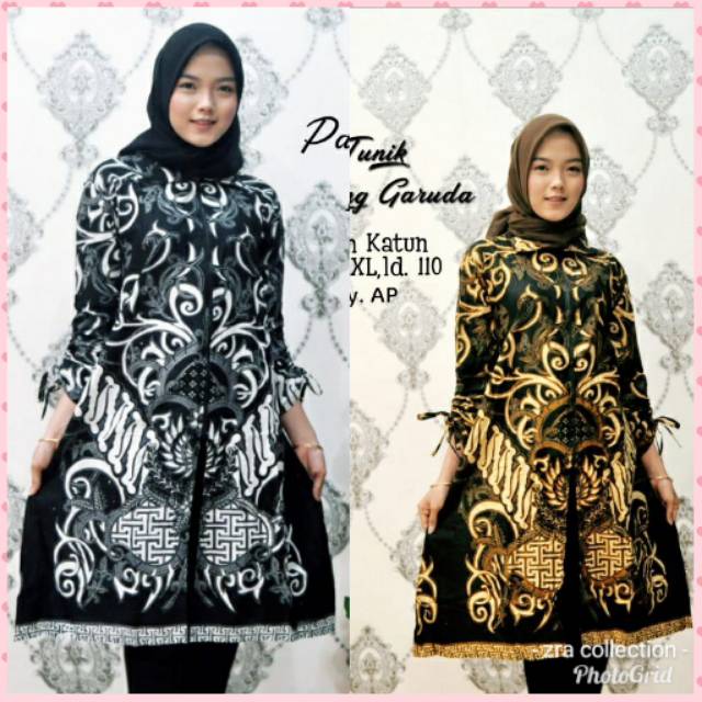 Tunik parang garuda all  size fit to XL LD 105-110 batik Pekalongan