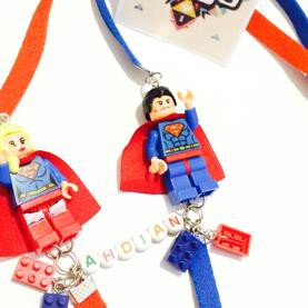 

BG-479>> name tag tali id card superman supergirl lego populer