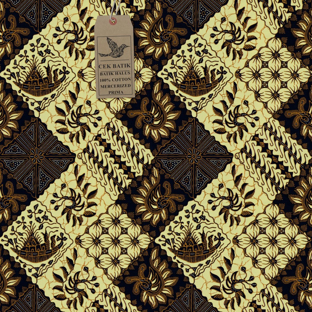 Jual Kain Exc Prima Motif Batik Sidomukti Modifikasi Sogan Classic