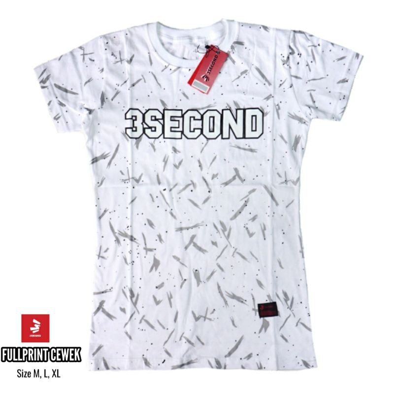 kaos 3 second cewek