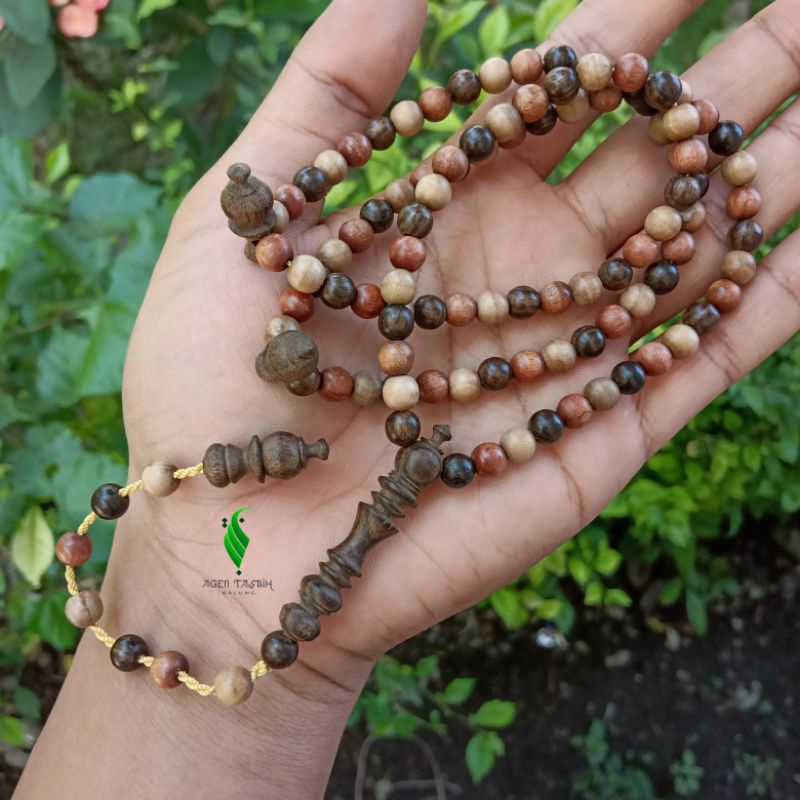 TASBIH KOMBINASI KALIMASADA, DEWANDARU, SETIGI &quot;KDS&quot; size 8mm ORIGINAL!!