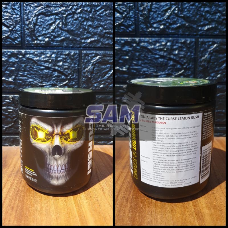 Suplemen Fitness COBRALABS JNX The Curse 50 serving Malang Pre Workout