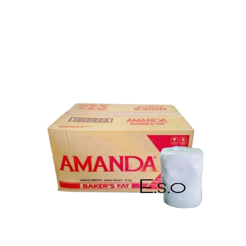 

mentega putih amanda 500gr / baker's fat shortening