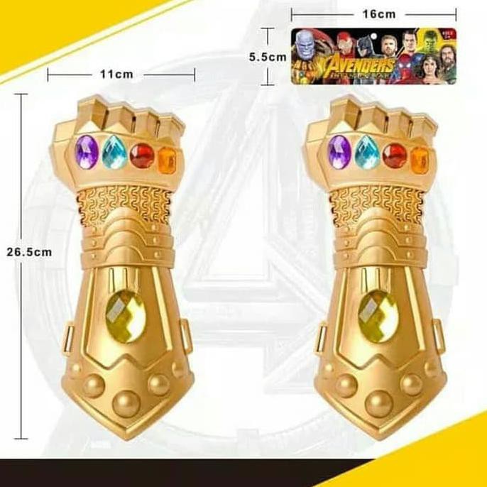 Sarung Tangan Thanos / Thanos Glove / Mainan Anak Thanos