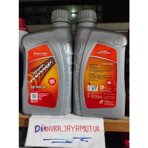 oli Pertamina prima xp 4t l liter SAE 20-50 all motor