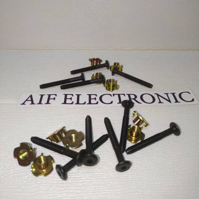 Baut Speaker 50MM+Mur Cakar (10set)