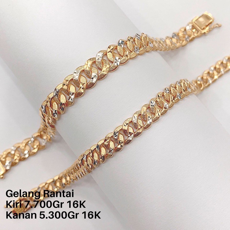 Gelang Emas Rantai 5.300 Gr Sisik Naga
