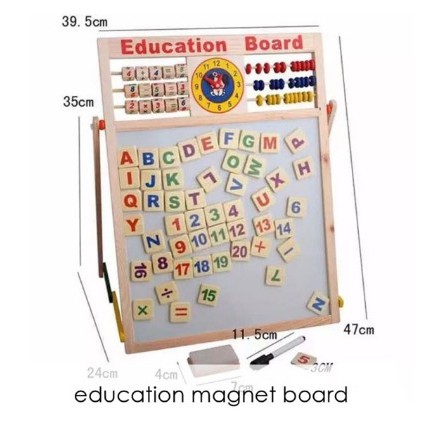 

EDUCATION MAGNET BOARD/ Papan Tulis Magnet 2in1