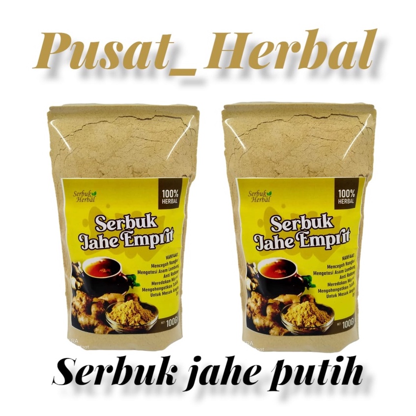 Jahe Emprit 100g Jahe Emprit Bubuk Jahe Emprit Instan Serbuk Jahe Emprit Cendhani Minuman Herbal