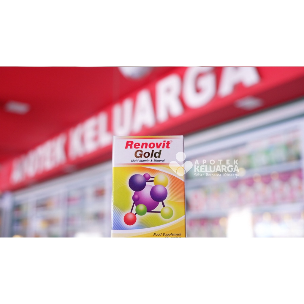 RENOVIT GOLD 30 TABLET #VITAMIN DAN MINERAL#VITAMIN ORANG TUA