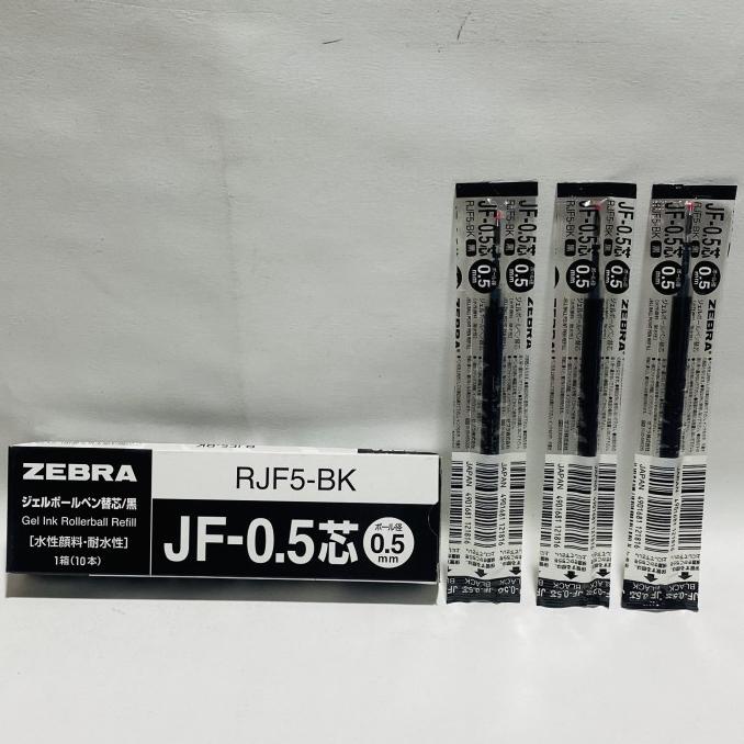 

REFILL PULPEN ZEBRA SARASA CLIP 0,5 MM HITAM / 1 BOX ISI 10 PCS
