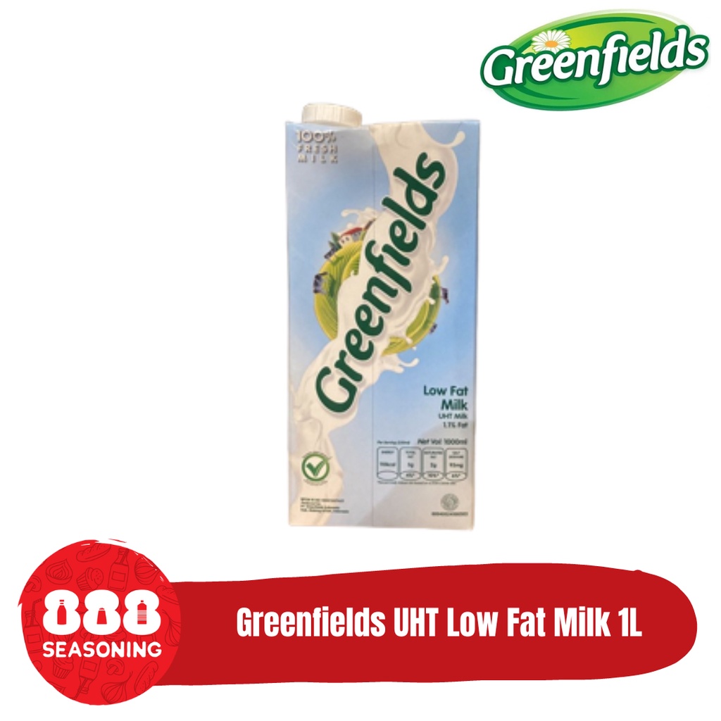 

SUSU GREENFIELDS UHT LOW FAT MILK/ SUSU RENDAH LEMAK 1L