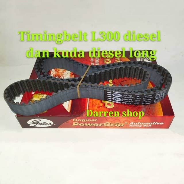 Timing belt panjang L300 diesel dan kuda diesel merk Gates