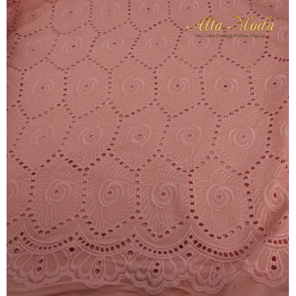 

Alta Moda Katun Bordir Spiral Peach (1M)