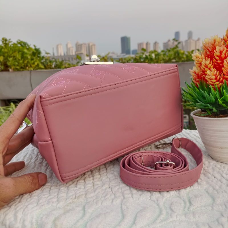 alfaza tas slempang wanita kunci permata terbaru ukuran 23x18cm