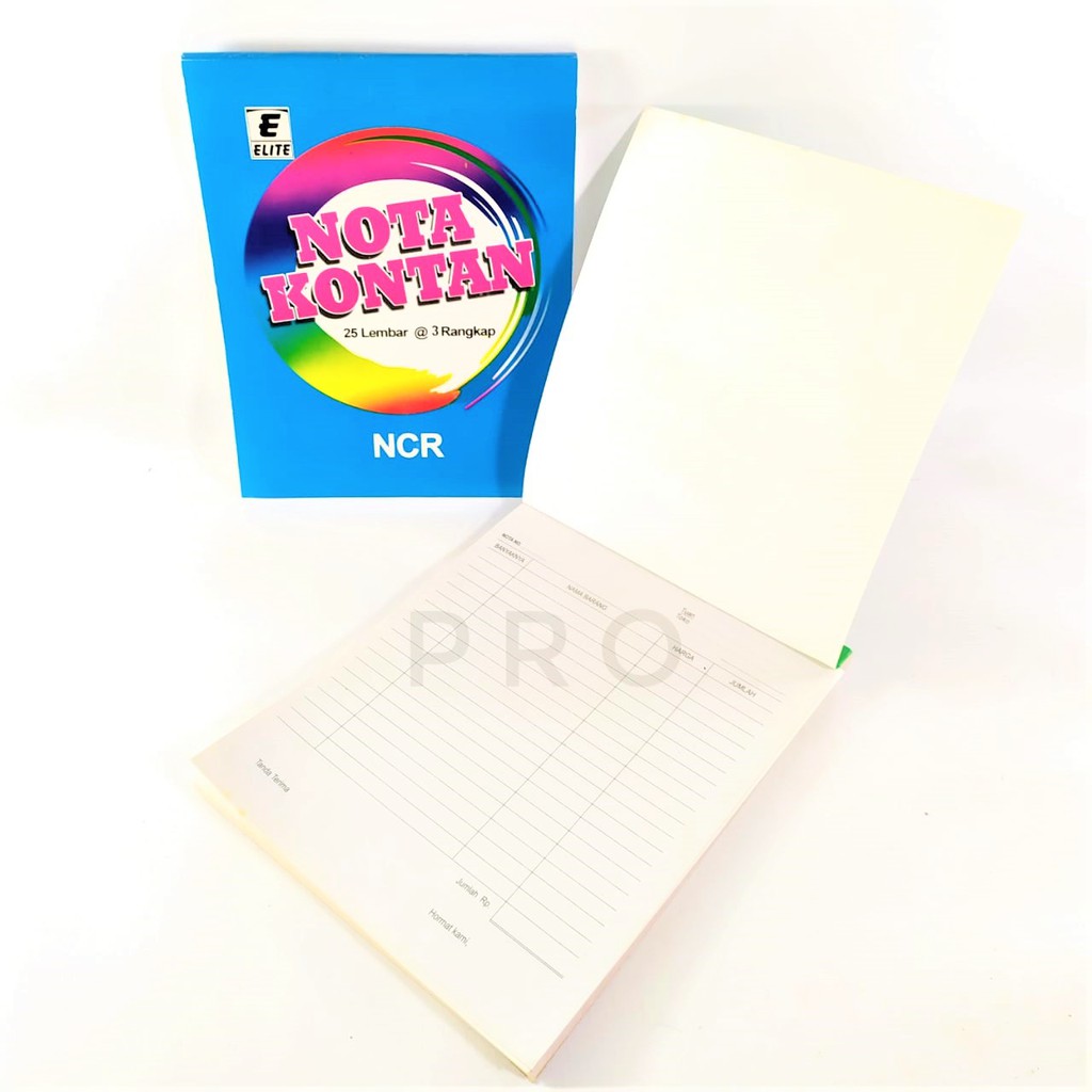 

BUKU NOTA KONTAN KECIL 3 RANGKAP 3 PLY NCR TANPA KARBON CARBONLESS