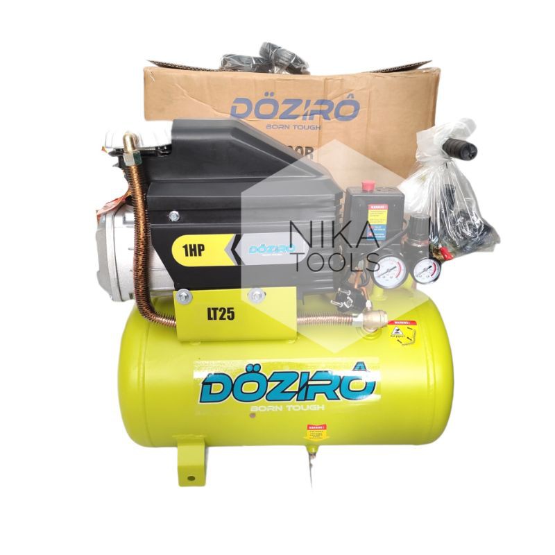 Compressor 1hp 25 L Oli Doziro Kompresor Angin Portable