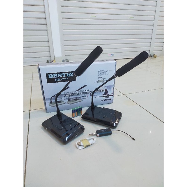 Mic Meja wireless Bently BM 777 Microphone conference original