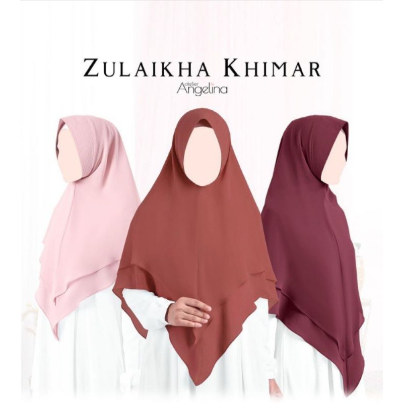 Zulaikha Khimar Non Swarovski Atelier Angelina AA Edisi September 2022