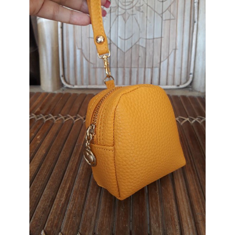 Dompet Wanita Papirut  Koin Intan WIDIANA Terlaris COD-Kuning