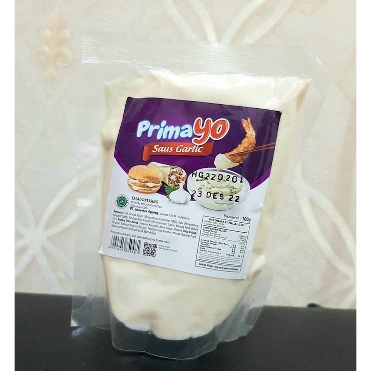 

Mayonaise Prima Agung garlic