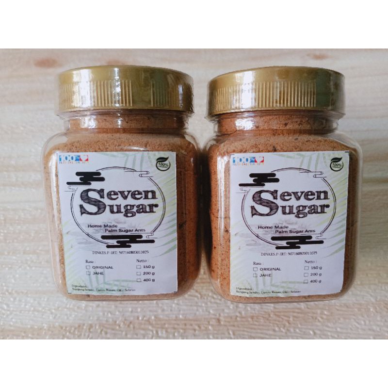 Jual Gula Semut Aren Original Seven Sugar Bottle 150g Indonesia