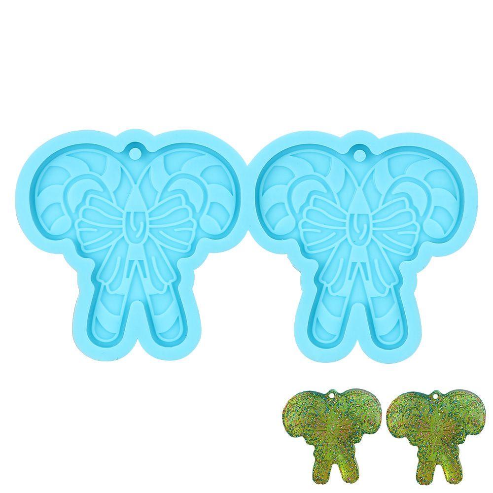R-flower Earrings Resin Mold DIY Handmade Membuat Perhiasan Alat Ear Studs Mold Crystal Resin Silicone Mold
