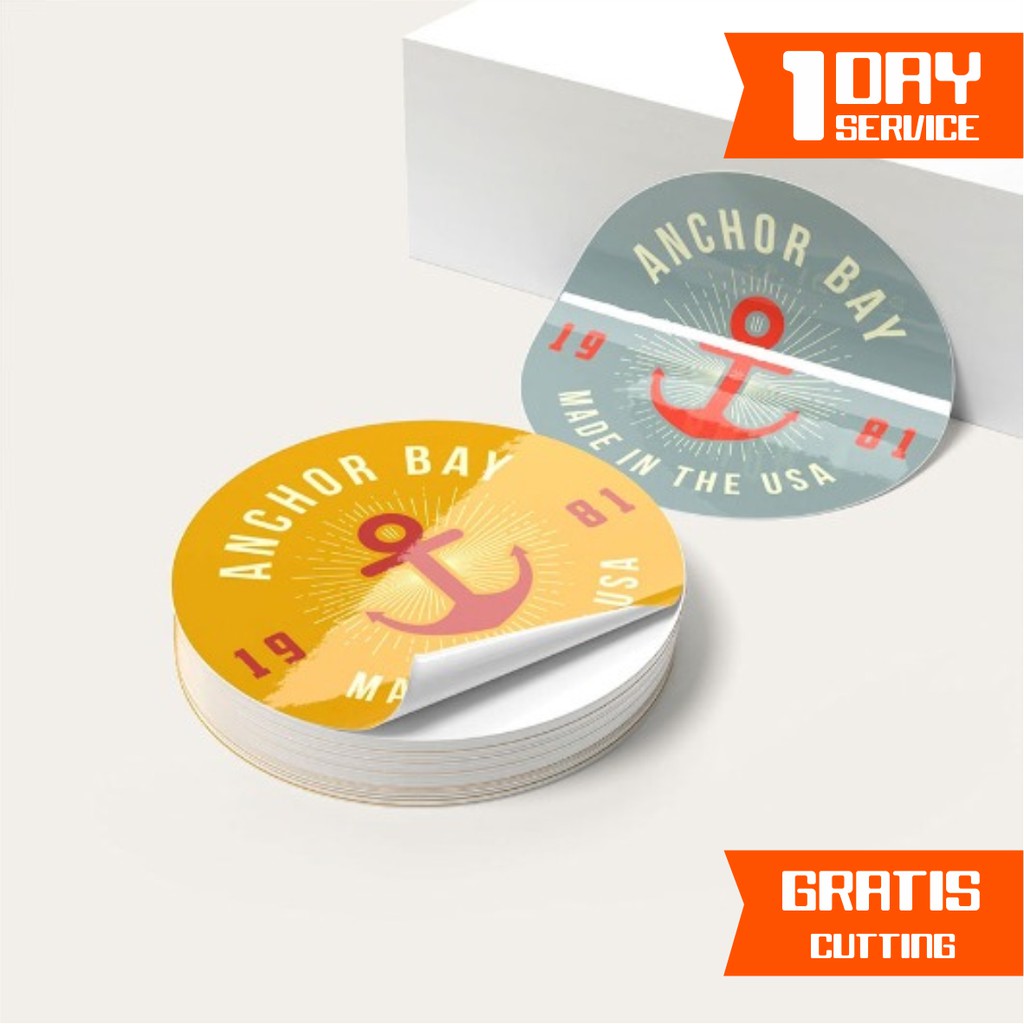 

PRODUK SBC 1-6 Cetak Stiker Olshop Chromo Bulat Label Man Kromo T3 KW