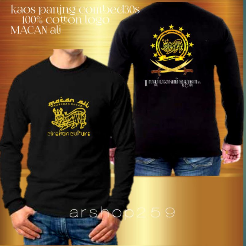 kaos panjng logo macan ali