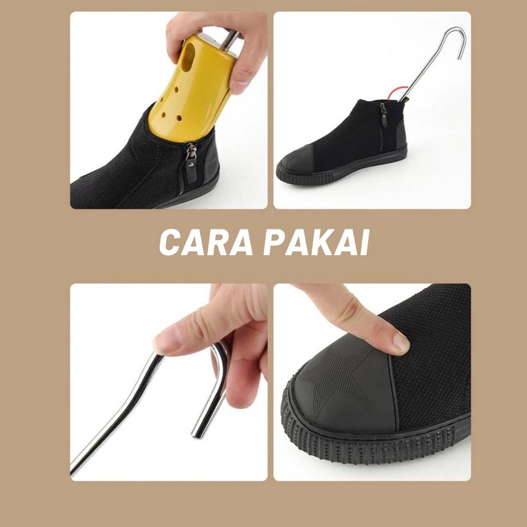 Shoe Expander Stretcher Alat Pembesar Pelebar Sepatu Boots Tinggi