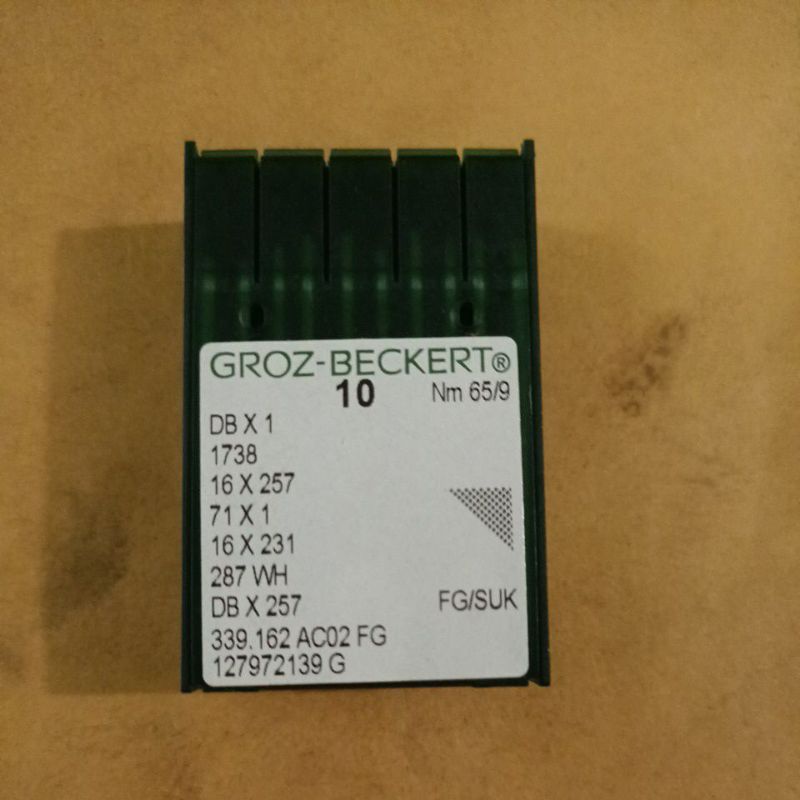 jarum jahit groz beckert DB x 1 nomor 9 FG/SUK