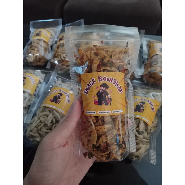 

BASRENG PEDAS DAUN JERUK / KERIPIK BASRENG / KERIPIK RENYAH MURAH